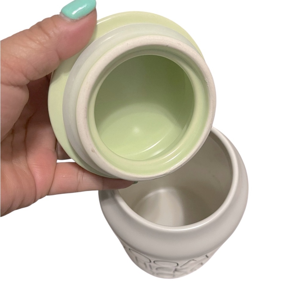 💚Rae Dunn Artisan Collection White Ceramic Base Boom Chicka Boom. - Picture 2 of 8